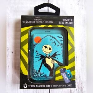Disney Nightmare Before Christmas Jack Skellington Magnetic Card Phone Wallet